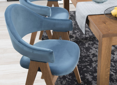 Luxury Armchair Set 8x Chair Group Seat Backrest Chairs Suite Solid Wood